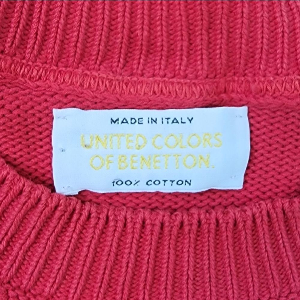 90s Bright Color Block Sweater - Picture 4 of 7